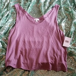 NWT Dry Goods ☆ Lg Mauve Lavendar Tank